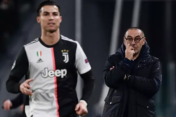 Why has Maurizio Sarri not left Juventus yet?
