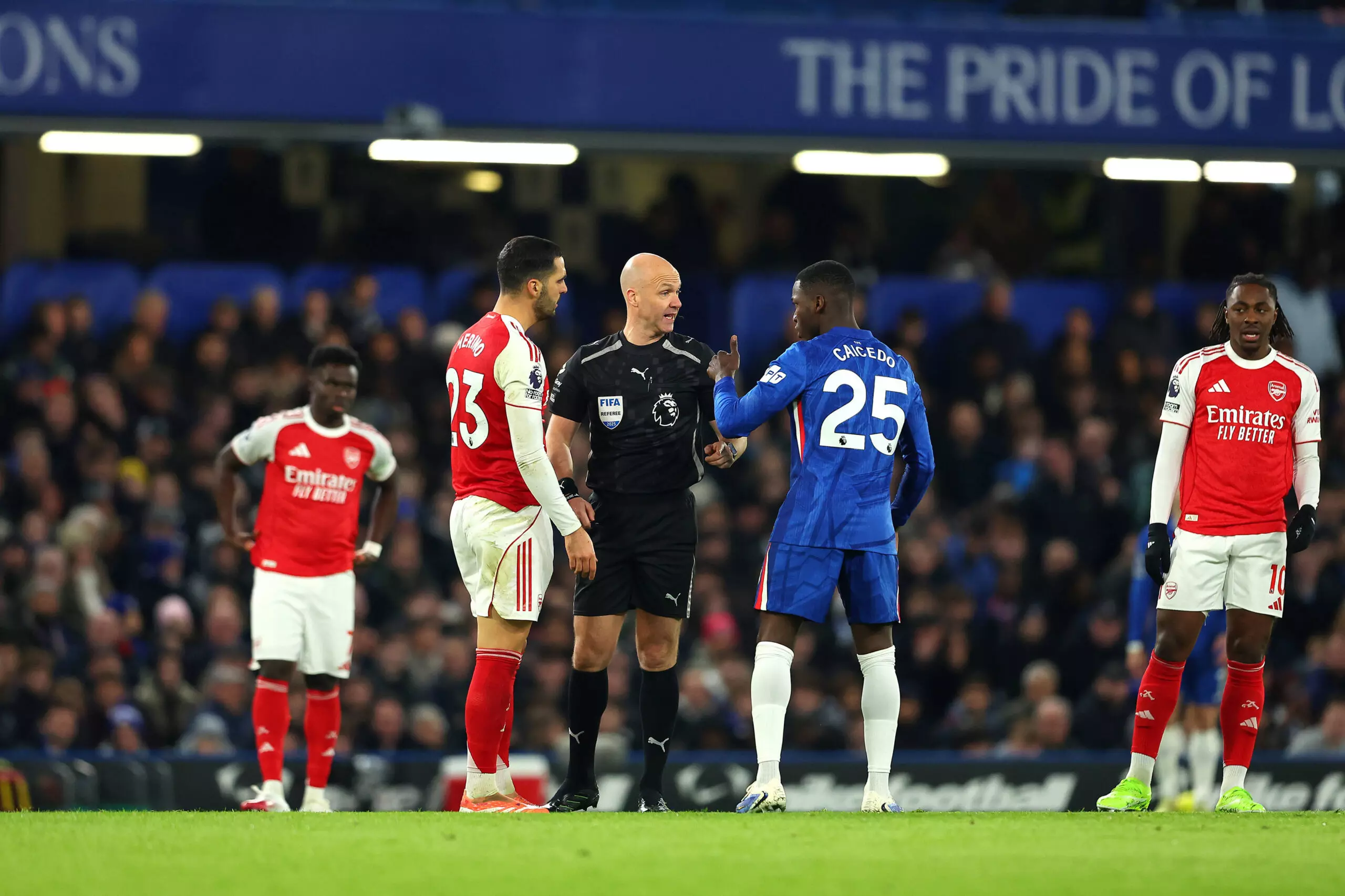 Chelsea vs Arsenal 1-1: Moises Caicedo Red Card a Cardinal Mistake That Cost Chelsea