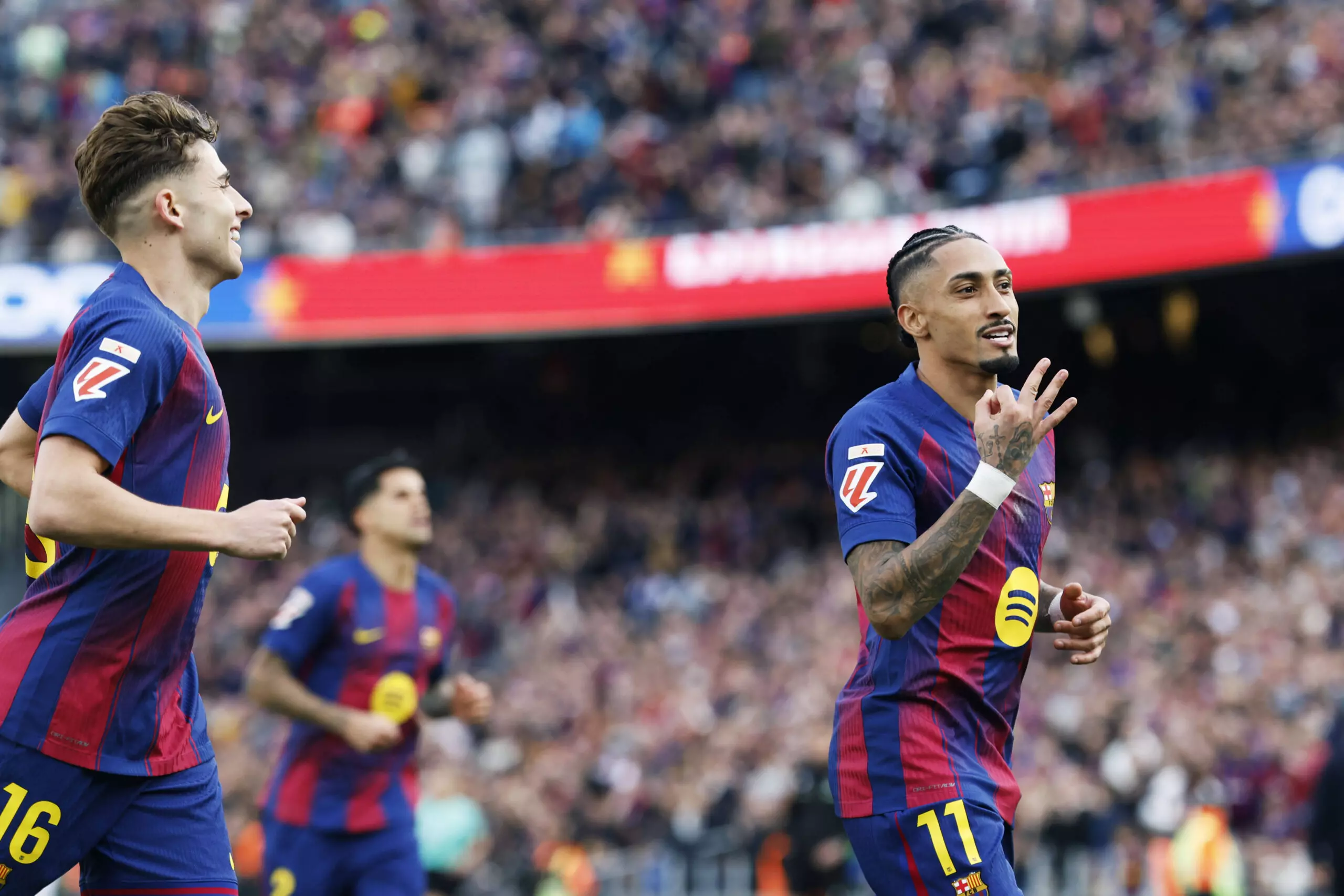 Raphinha’s Hat-Trick: Barcelona Captain Into Double Figures As Barca Extend Lead To Four Points In La Liga Title Race