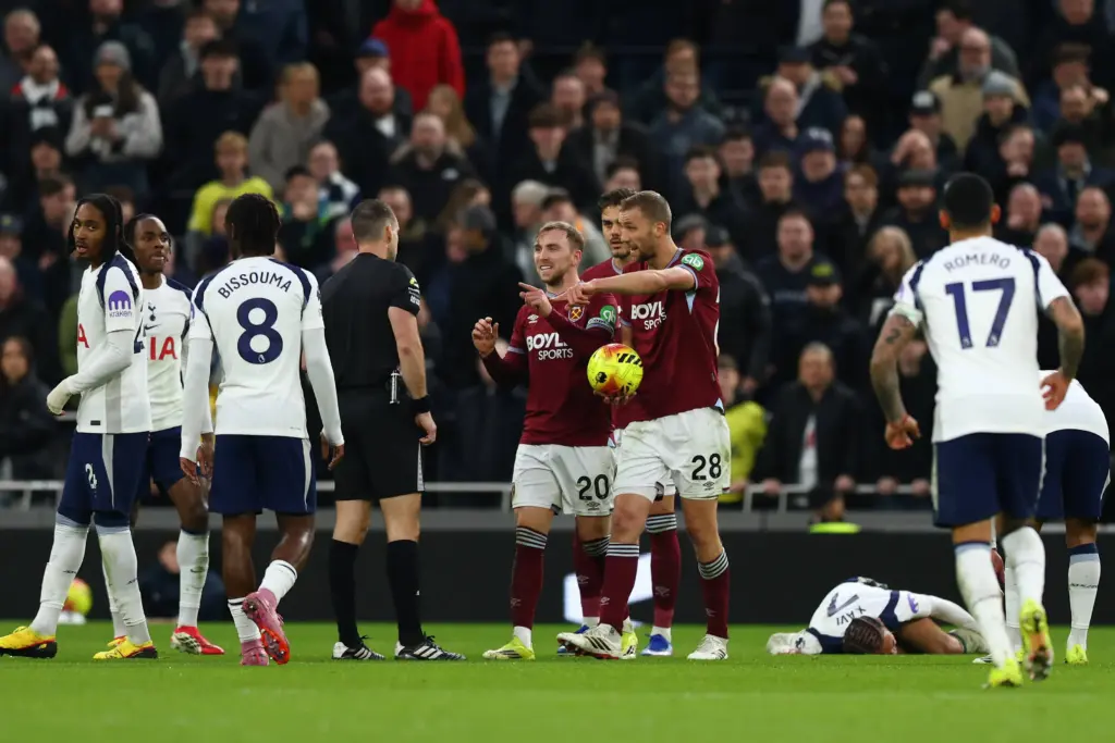 Premier League table - Spurs vs West Ham in relegation battle