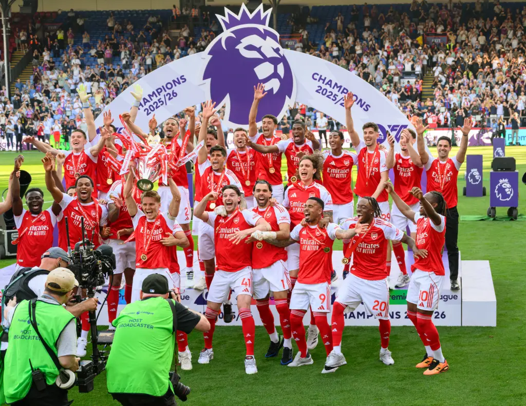 2026 Champions League Final - Arsenal Premier League Trophy Lift