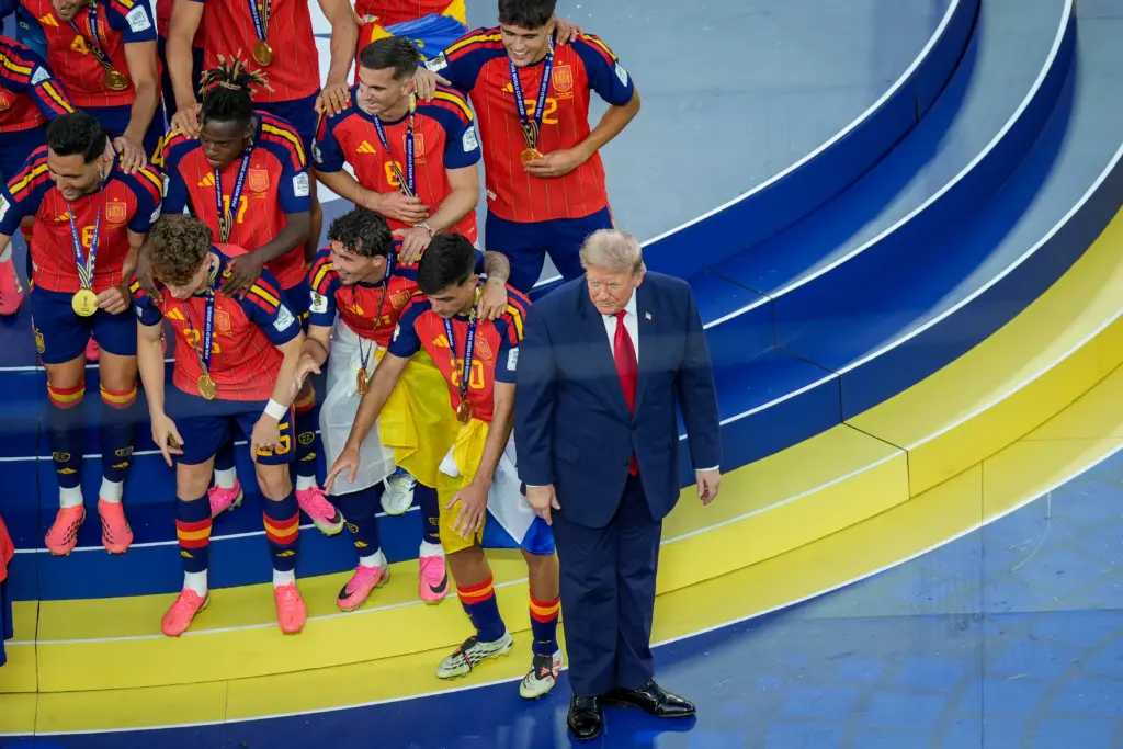 Donald Trump World Cup Trophy Presentation