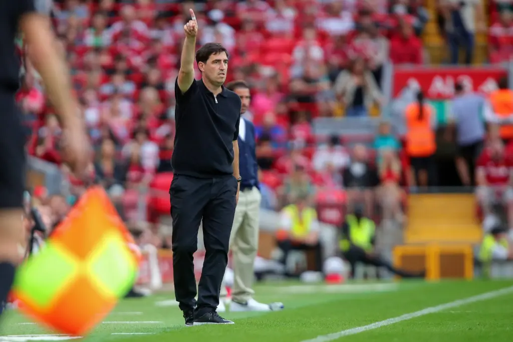 Liverpool Manager Andoni Iraola