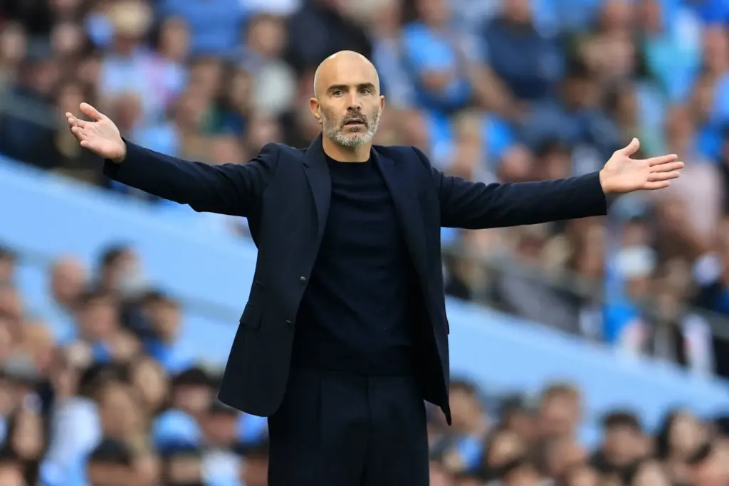 Enzo Maresca during Manchester City vs Bournemouth match