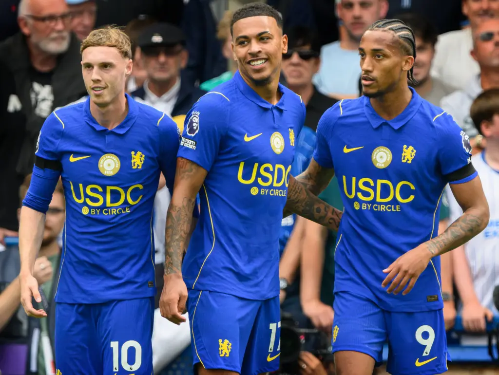 Chelsea Front Three of Cole Palmer, Morgan Rogers and Joao Pedro